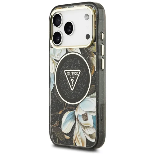 Guess IML MagSafe dėklas iPhone 17 Pro, juodas image 1