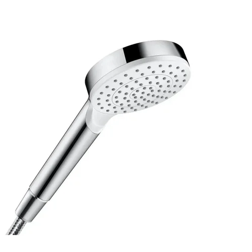 Hansgrohe Crometta 1jet dušo galva 100 mm Chromo/Balta image 1