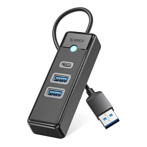 Orico PWC2U-U3 USB šakotuvas, 3 prievadai, 1 m, juodas image 1