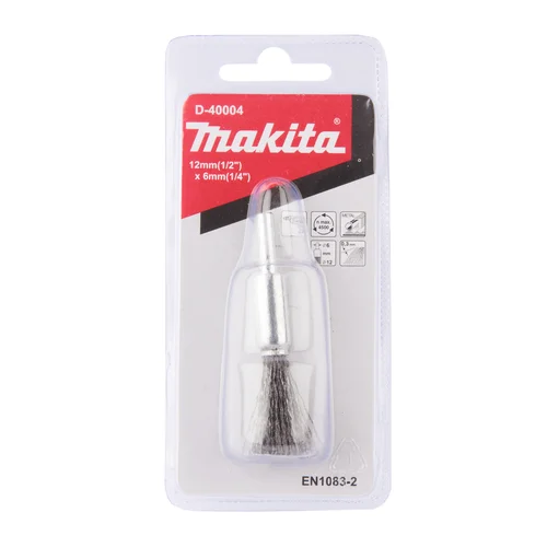 Makita D-40004 Vielinis šepetys, 12 mm skersmuo, 6 mm sriegis image 2