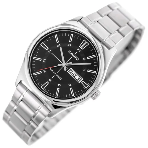 Casio MTP-V006D-1C vyriškas laikrodis, juodas ciferblatas image 2