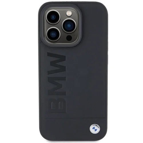 BMW Hot Stamp odinis dėklas iPhone 15 Pro, juodas image 3
