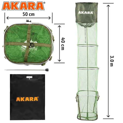 AKARA SA4S-L300-40/50 tinklas žuvies laikymui image 3