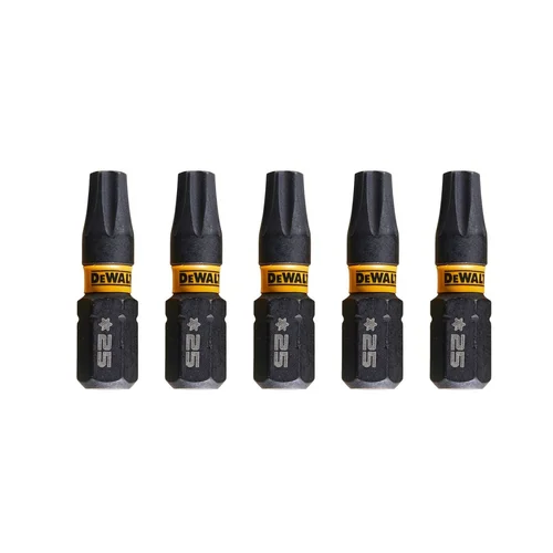 DeWALT FLEXTORQ T25 25 mm antgaliai, 5 vnt. image 3