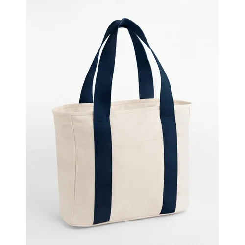 BG675 Krepšys 25 litrų – One Size, Natural/Navy image 3