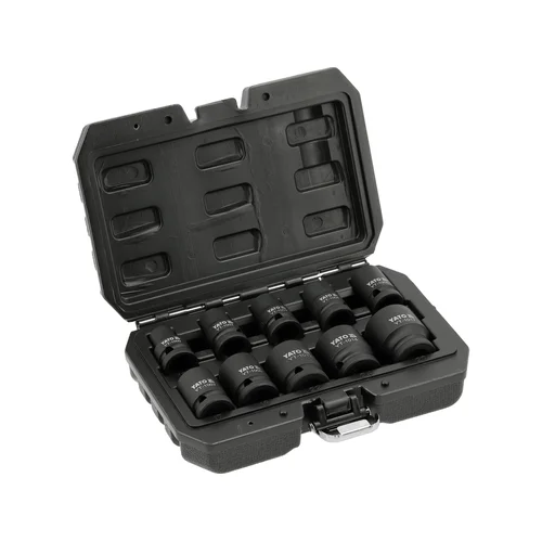 YATO YT-10252 smūginių galvučių rinkinys 1/2", 10 vnt. image 1