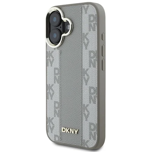 DKNY Checkered MagSafe dėklas iPhone 16, smėlinis image 2
