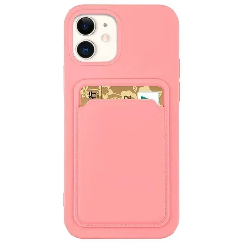 Samsung Galaxy S22+ silikoninis kortelių dėklas, rožinis image 1