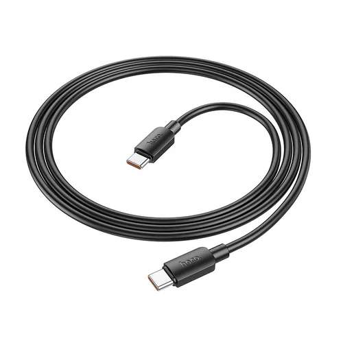 Hoco X96 USB-C–USB-C kabelis 100 W, 1 m, juodas image 2