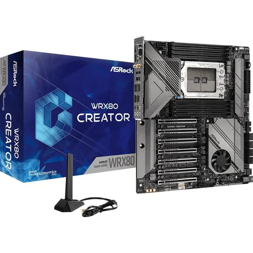 ASRock WRX80 Creator sWRX8 E-ATX pagrindinė plokštė image 1