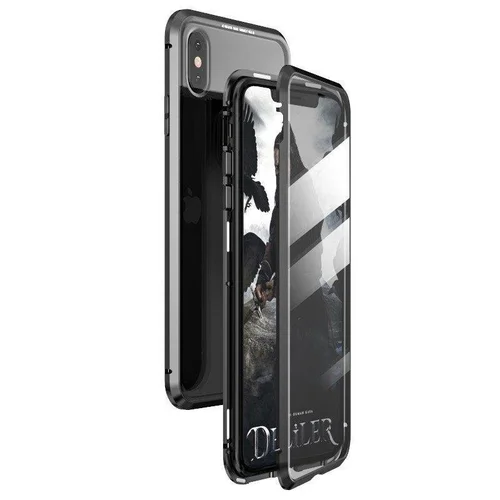 Wozinsky magnetinis 360° dėklas Samsung Galaxy A72 4G, juodas-permatomas image 1