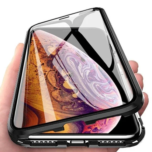 Wozinsky magnetinis 360° dėklas Samsung Galaxy A72 4G, juodas-permatomas image 2