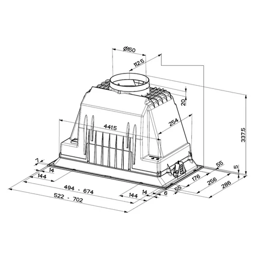 Faber INKA LUX SMART EV8 X A52/2, 52 cm, 305.0604.603 image 3