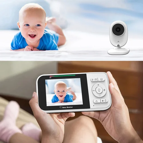 Elektroninis kūdikių monitorius su naktiniu matymu image 3