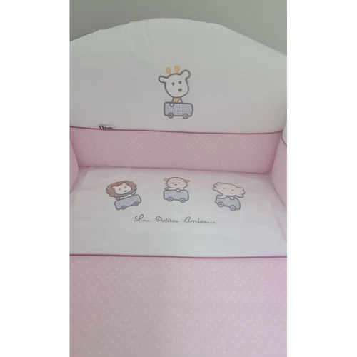 Feretti Trio Amici Rosa 3 dalių patalynės komplektas image 2