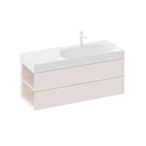 SD Lite 120 K spintelė po praustuvu, Alabaster Pink image 1