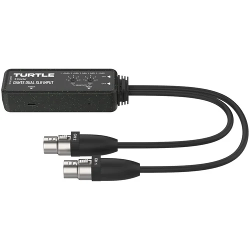 Turtle Dual XLR Input Dante adapteris image 1