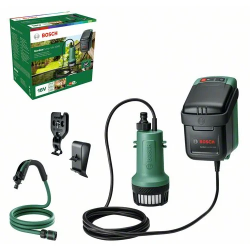 Bosch GardenPump 18V-2000 be baterijų ir įkroviklio image 1