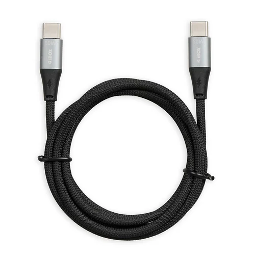iBOX IKUTC USB-C laidas 60 W, 1 m, juodas image 3