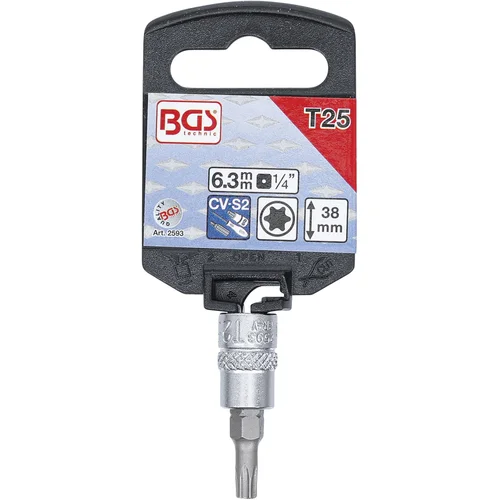 BGS technic T25 antgalis 1/4" 38 mm image 2