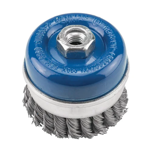 BENMAN Inox M14 72408 kūginis šlifavimo šepetys 80 mm image 1