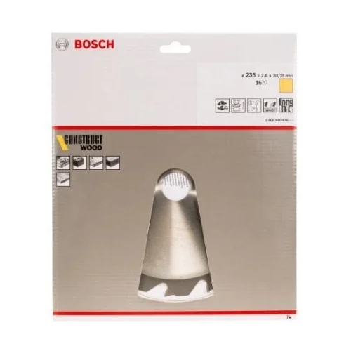 Bosch SPEEDLINE WOOD Pjovimo diskas medienai 235x30mm 2608640636 image 2