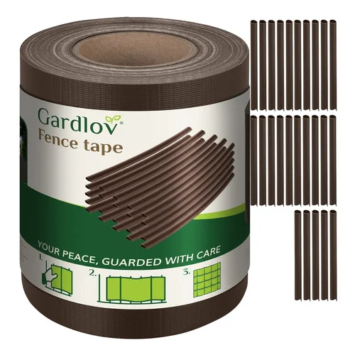 Gardlov apsauginė juosta 19 cm × 35 m, ruda image 2