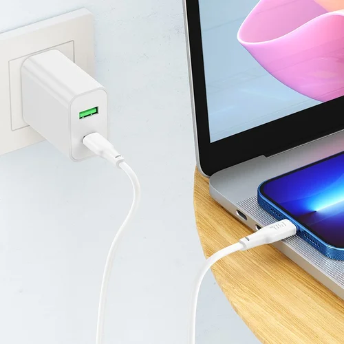 Hoco X93 PD20W USB-C į Lightning 2.0 m baltas image 3