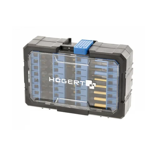 Hogert technik Smūginių antgalių ir grąžtų rinkinys 1/4, 56 dalių image 1