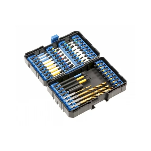 Hogert technik Smūginių antgalių ir grąžtų rinkinys 1/4, 56 dalių image 2