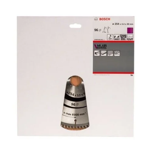Bosch Pjovimo diskas Multi Material 254x30x96 (2608640451) image 2