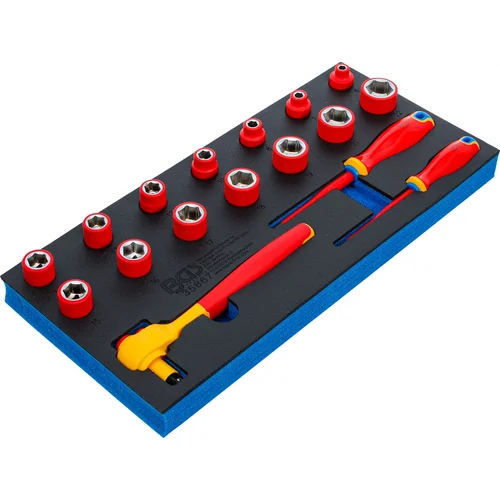 BGS technic 35867 VDE galvučių ir atsuktuvų rinkinys, 17 vnt. image 1