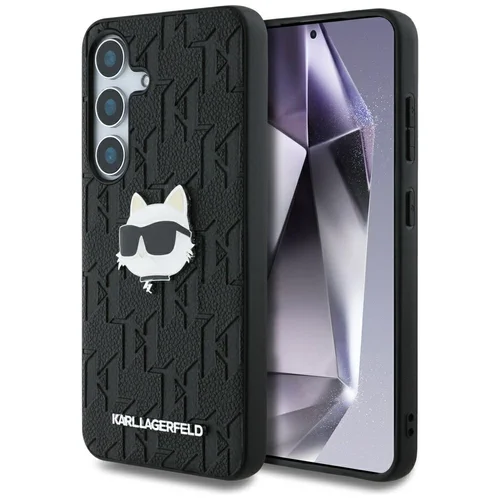 Karl Lagerfeld Choupette odinis dėklas Galaxy S25, juodas image 1