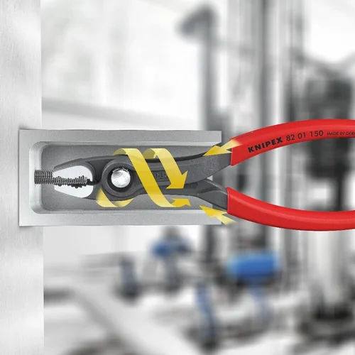 Santechninės replės 150mm (dvigubo griebimo) KNIPEX (su fiksavimu) image 3