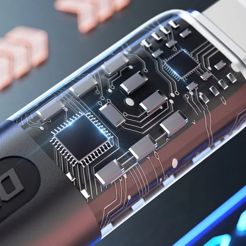 Dudao L22C USB-C–USB-C laidas, 120 W, 1 m, pilkas image 3