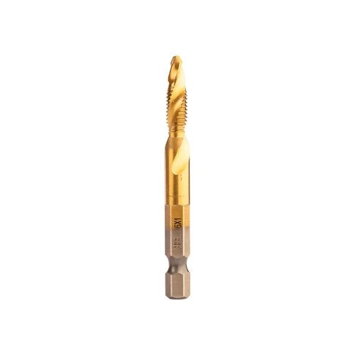 HSS TiN sriegimo grąžtas, M6x1 mm, šešiabriaunis image 1