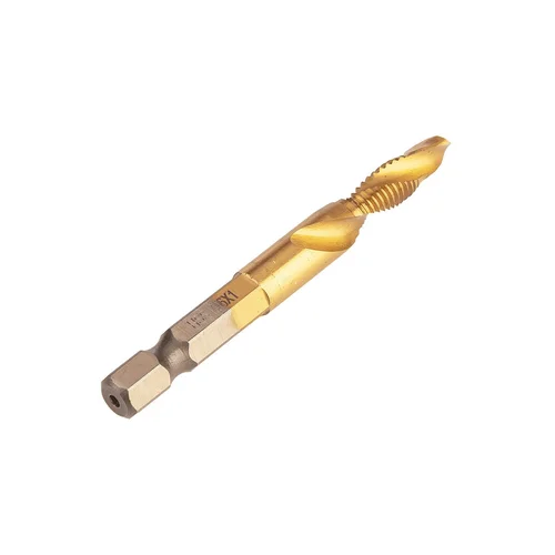 HSS TiN sriegimo grąžtas, M6x1 mm, šešiabriaunis image 2