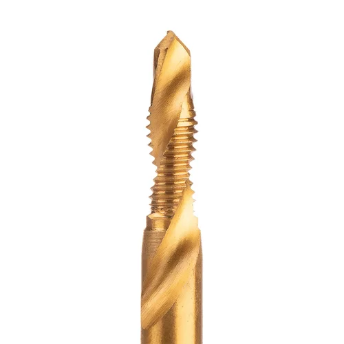 HSS TiN sriegimo grąžtas, M6x1 mm, šešiabriaunis image 3