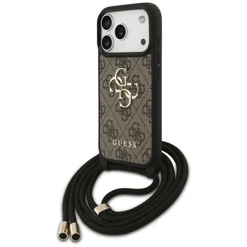 Guess 4G dėklas iPhone 17 Pro, rudas image 2