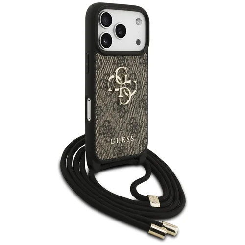 Guess 4G dėklas iPhone 17 Pro, rudas image 3