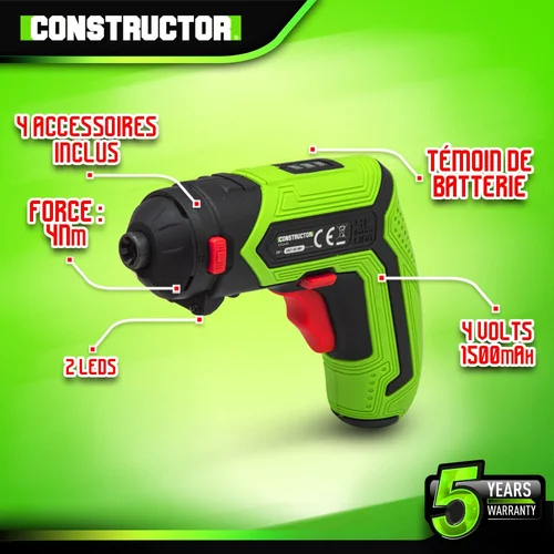 Constructor Akumuliatorinis suktuvas 4V image 2