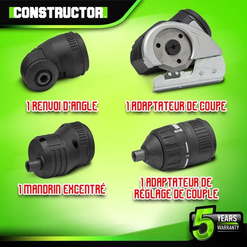 Constructor Akumuliatorinis suktuvas 4V image 3