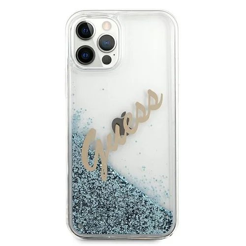 Guess GUHCP12LGLVSBL dėklas iPhone 12 Pro Max 6,7 col. mėlynas image 3
