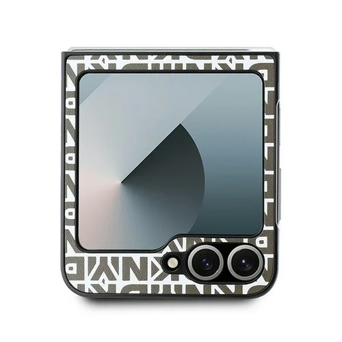 DKNY raštuotas dėklas Samsung Galaxy Z Flip 6, rudas image 3