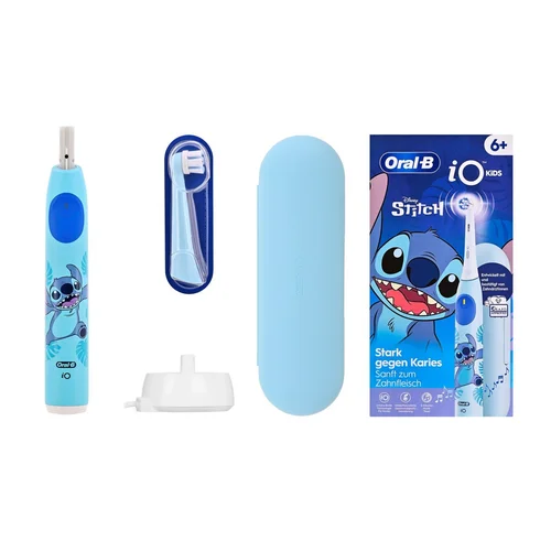 Oral-B iO Kids Stitch mėlynas dantų šepetėlis image 1
