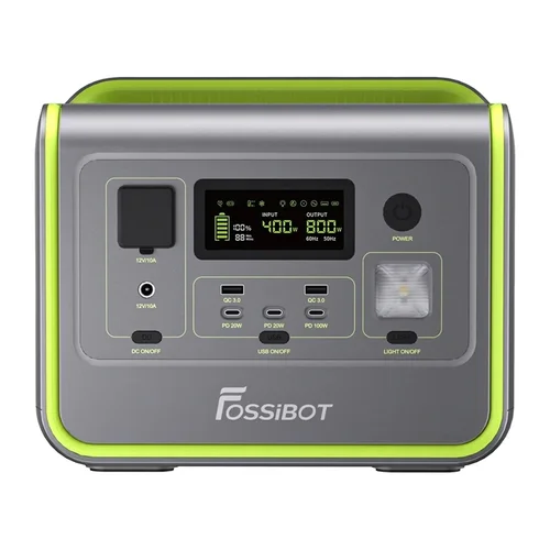 FOSSIBOT F800 800 W 512 Wh įkrovimo stotelė, žalia image 3