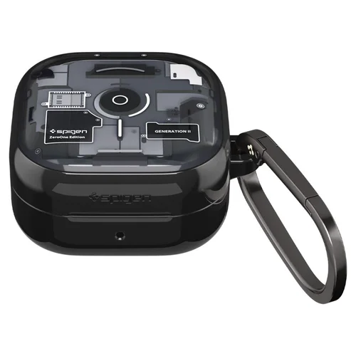 Spigen Ultra Hybrid Zero One dėklas Samsung Galaxy Buds 4 / 4 Pro, juodas image 2
