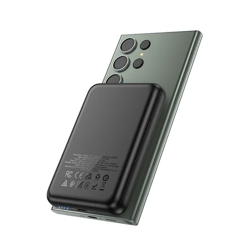 Hoco J141 MagSafe išorinė baterija 10 000 mAh, juoda image 2