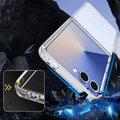 Tech-Protect FlexAir dėklas Samsung Galaxy Z Flip 7, skaidrus image 3