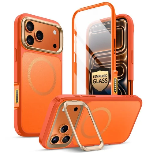 Supcase IBLSN Ares Flip MagSafe dėklas iPhone 17 Pro, oranžinis image 1